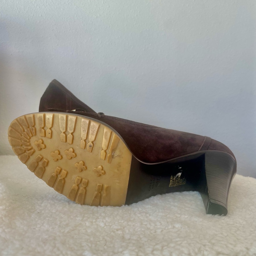 Gucci women’s brown suede high heels shoes, Size EU 39, US 8 - Picture 12 of 15
